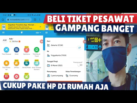 CARA BELI TIKET PESAWAT ONLINE DI TRAVELOKA BOOKING TIKET