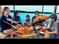 Lagu 2 hari 1 malam bersama keluarga berburu lobster besar ,mancing ikan,spearfishing dan menanam mangrub