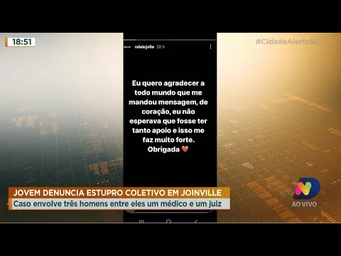 Denúncia de estupro coletivo em Joinville envolve três pessoas, incluindo médico e juiz