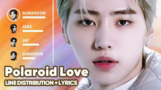 enhypen polaroid love line distribution lyrics karaoke patreon requested