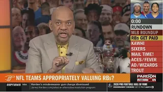Pardon The Interruption Wilbon on Jahmyr Gibbs blockbuster extension has elevated the value of RB
