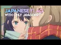 Japanese Flag with only Javascript