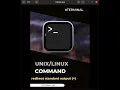 Linux File Commands - How to Redirect standard output to a file overwrite