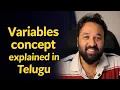 Day-3 Variables in Python Explained in Telugu Python from ZERO