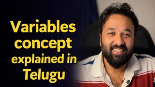 Day-3 Variables in Python Explained in Telugu Python from ZERO