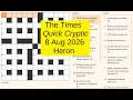The Times Quick Cryptic 3375