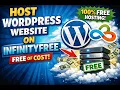 Free WordPress Hosting on InfinityFree No Cost Full Tutorial