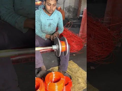 Cooper Wire making #machine #skills #craft