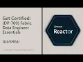 Get Certified DP-700 Fabric Data Engineer Essentials