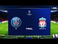 PES 2020 | PSG vs Liverpool | Final UEFA Champions League UCL | Gameplay PC