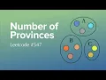 FAANG HFT coding interview prep Leetcode 547 Number of Provinces