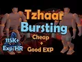 Tzhaar Ice Bursting Guide Cheap Fast Training OSRS
