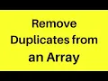 geeksforgeeks find duplicates of an array using JAVA