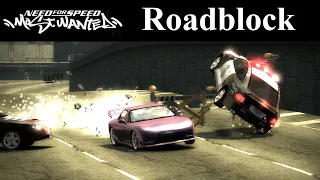 NFS Most Wanted Tracks Roadblock Events 