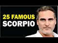 25 FAMOUS SCORPIO MEN