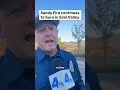 Sandy Fire continues to burn in Simi Valley