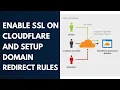 Enable SSL on Cloudflare and setup Domain Redirect Rules