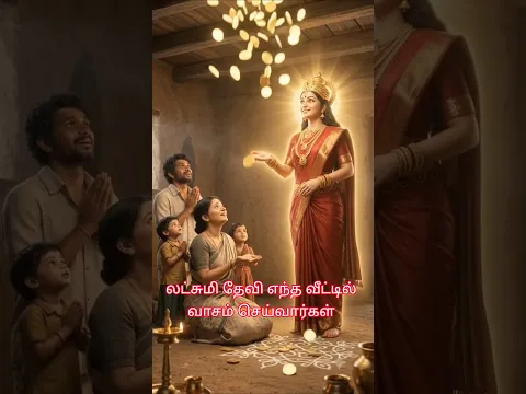 லட்சுமி தேவி எந்த வீட்டில் வாசம் செய்வார்கள் #lakshmi #hindumythology #tamil #mahalakshmi  #story