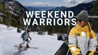 The Girls Go Boat Access Skiing in Canadian Wilderness