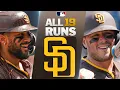 Padres ERUPT for a SEASON-HIGH 19 runs 5 HR including 2 from Merrill France plus Tatis