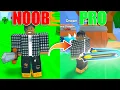 Noob To Pro In Sword Fighters Simulator Day 2