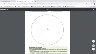Emotion Wheel Worksheet
