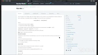 HackerRank Interview Preparation Live Coding