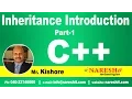 Introduction to Inheritance in C Part 1 C Tutorial Mr Kishore