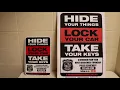 Hide Lock Take - A reminder from the North Brunswick Police Department