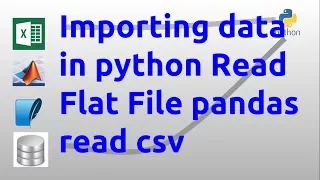 Importing data in python Read Flat File pandas read csv