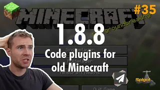 Ep35 1 8 8 Plugin Coding - Minecraft Plugin Development