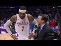 Carmelo Anthony Curses At Westbrook For Pouring Water On Him During his Interview