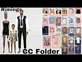 Rimings CC Folder Download l 200 Free Items l The Sims 4