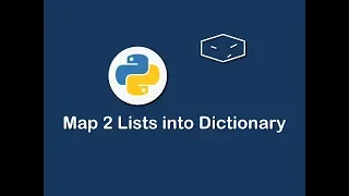 map two lists into dictionary in python