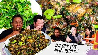 BUSET !! AYAM TINTA HITAM PEDAS INI BIKIN KALAP MAKAN !! HILANG SAKIT GIGINYA MAS OMPONG !!