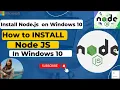 How to Install Node JS in Windows 10