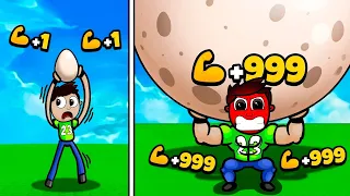 SOLO EL MAS FUERTE ROBA LOS HUEVOS en Roblox!