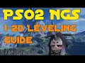 PSO2 NGS 1-20 Leveling Guide