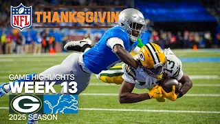 Green Bay Packers vs Detroit Lions Game Highlights NFL 2025 Season Week 13