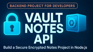 Build a Secure Notes API with Node js Auto Encrypt Notes using AES Prisma
