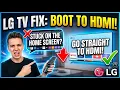 How to Set an LG TV to Default to MI Device