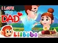 Download Lagu I Love You Daddy | Father's Day song for Kids | Little BoBo Nursery Rhymes - FlickBox Kids Songs