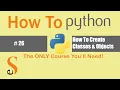 26 How To Create Classes And Objects Python OOPs