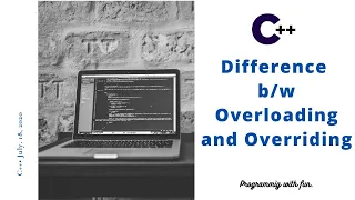 Lec Difference between Function overloading and Overriding C Programming In Urdu