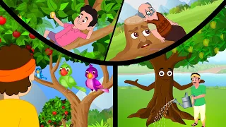 त्यागी पेड़ कहानी | TREE's SACRIFICE | पेड़ का दर्द  Ped Ka Dard Hindi Kahaniya | An Emotional Story