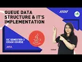 Queue data structure it s implementation ISC Semester-2 Crash Course Java Sadaf Khan
