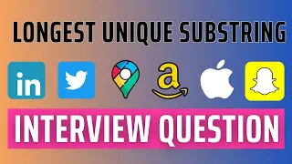 Longest Substring Without Repeating Characters JavaScript Python Leetcode Explained