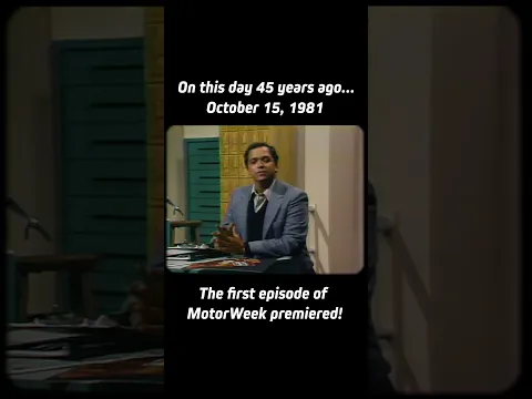 OTD 45 Years Ago MotorWeek Premiered!
