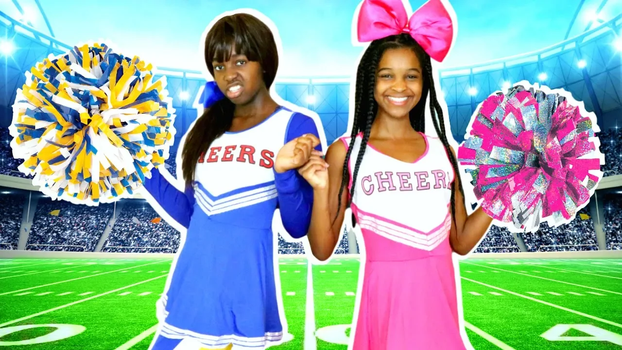 CHEERLEADING CHALLENGE!!! - Shasha and Shiloh - Onyx Kids