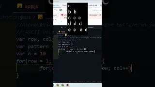 Alphabetic pattern in JavaScript